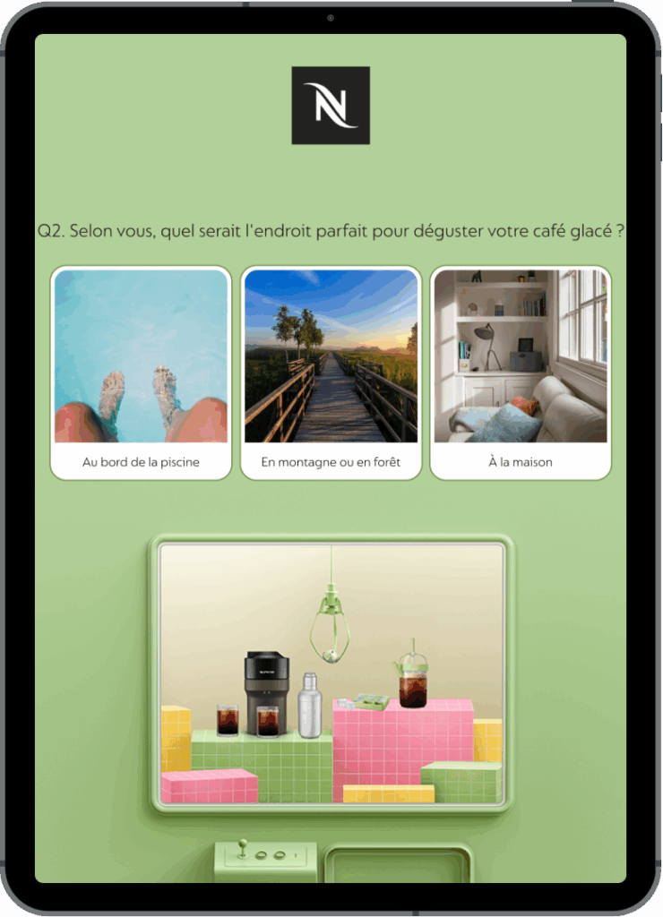 ipad personality test nespresso interactive marketing campaigns of june 740x1024