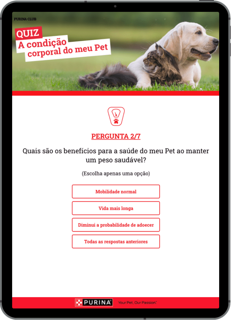ipad purina quiz interactive marketing campaigns of january 740x1024