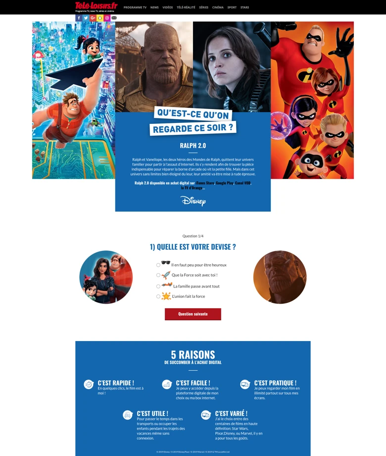 meilleures campagnes marketing juin tele loisirs