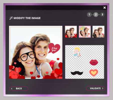 valentines day photo editor 450x400