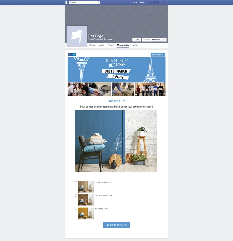 example campaign marketing b2b solar screen
