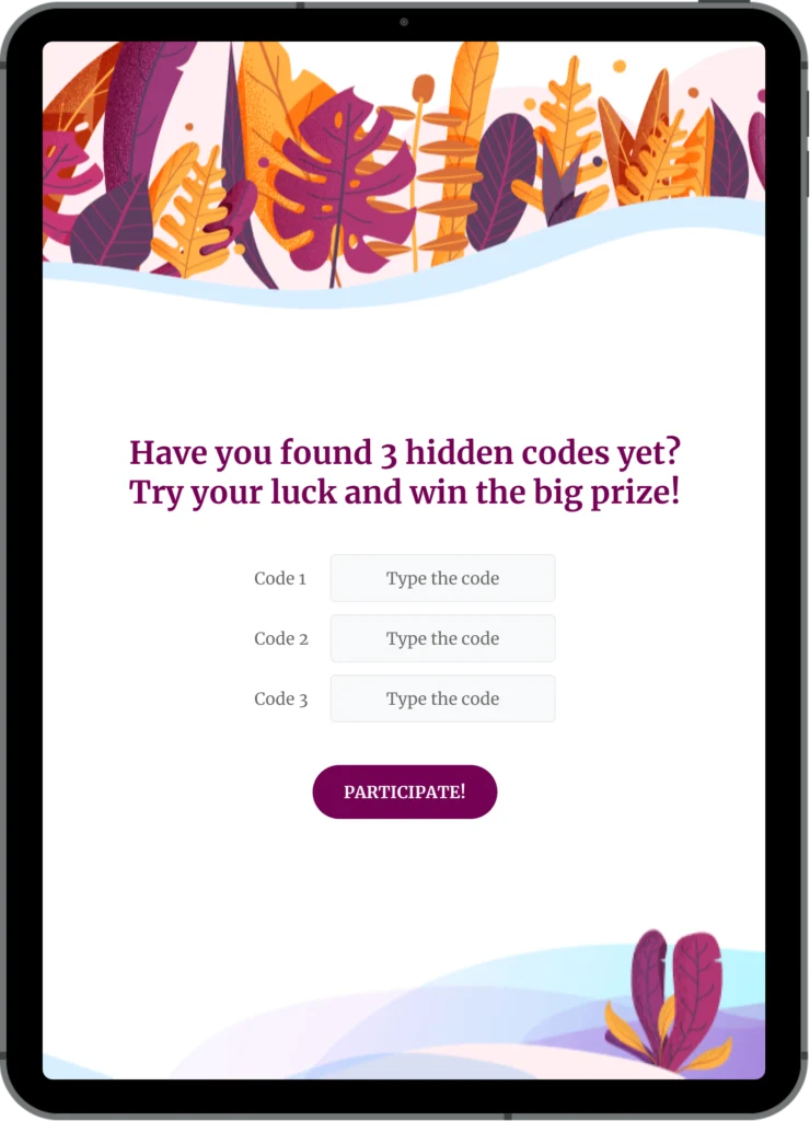 multiple codes welcome screen en 740x1024