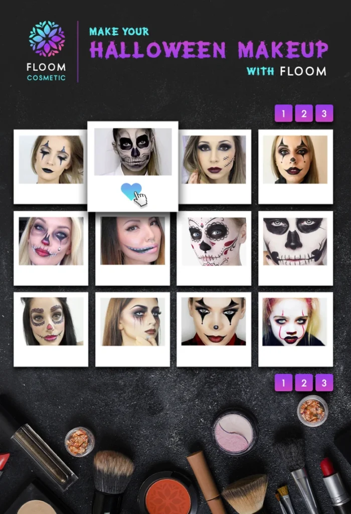 9 halloween marketing campaign ideas makeup 700x1024
