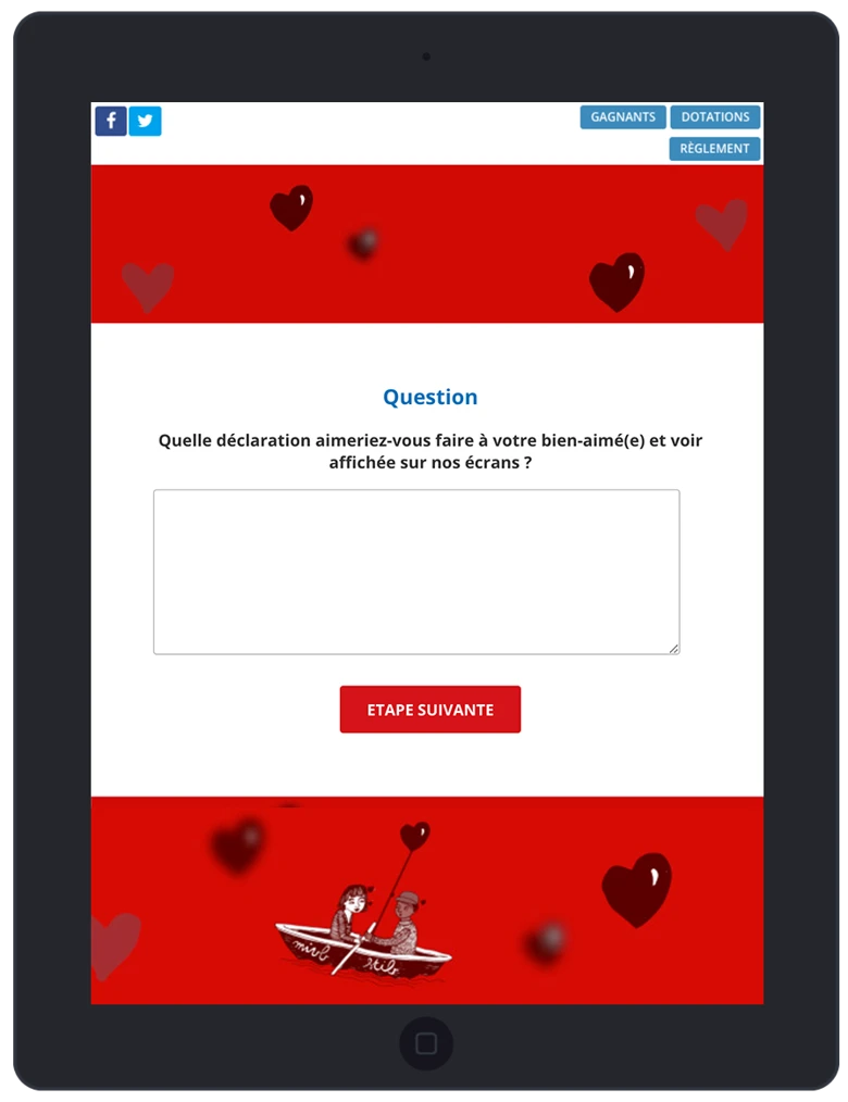 concours decriture quelle declaration aimeriez vous faire a votre bien aimee et voir affichee sur les ecrans de la stib qualifio