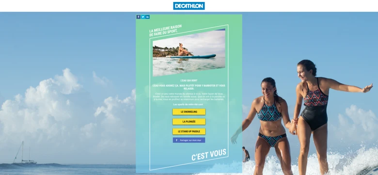 meilleures campagnes marketing juin decathlon cta