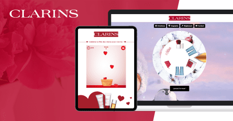 banner customer stories clarins