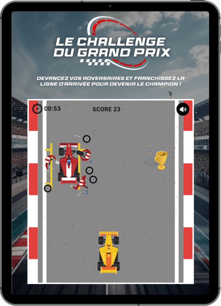 ipad course obstacle F1 action marketing ete engagement client 740x1024