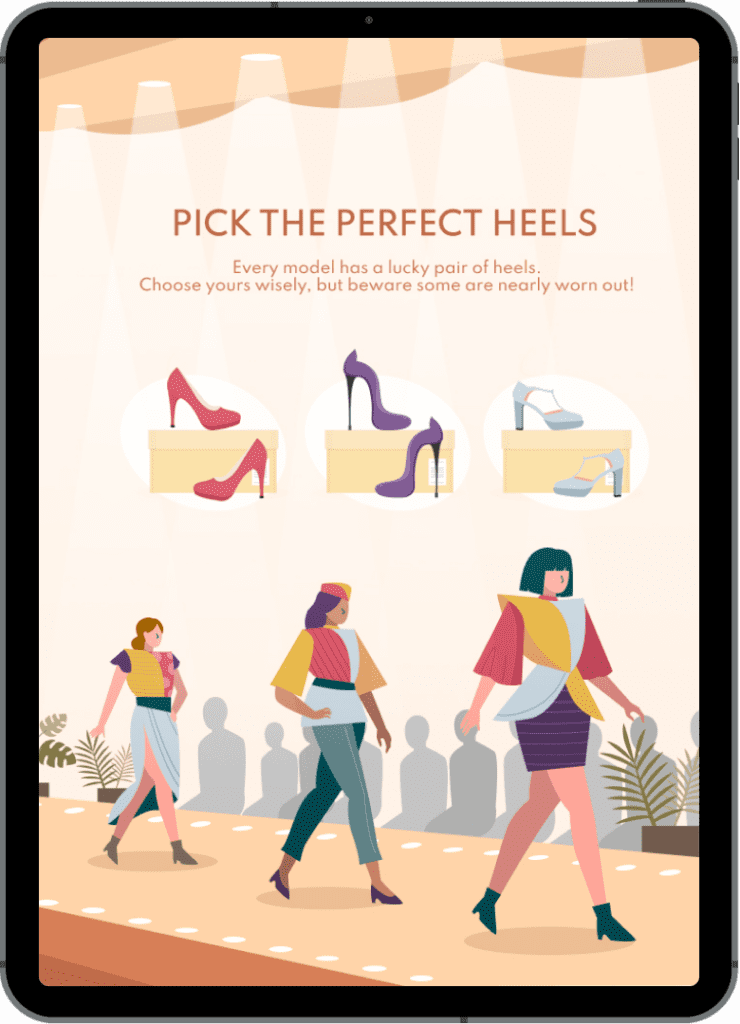 ipad fashion week marketing shell game 740x1024
