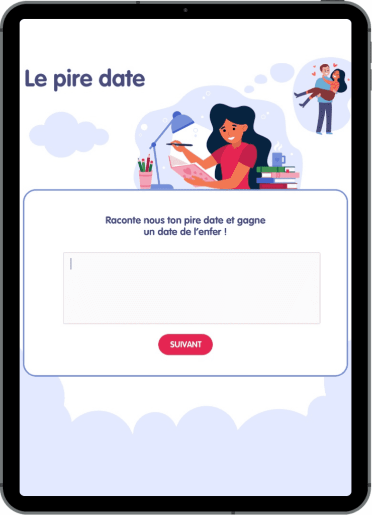 ipad action marketing pour la saint valentin concours ecriture 740x1024