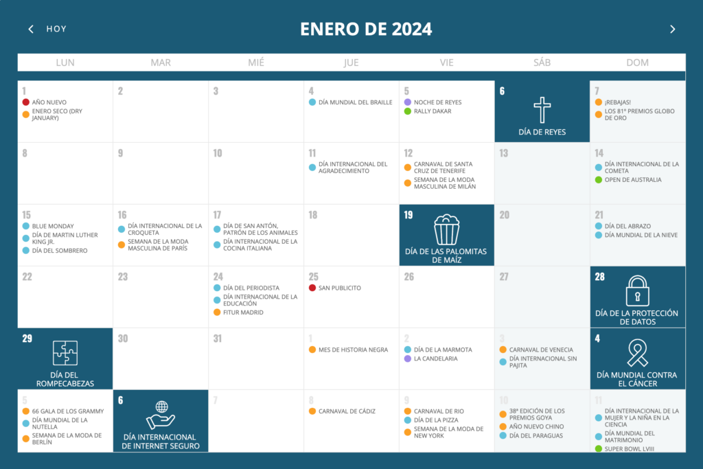 Calendario de marketing 2024 Qualifio 1024x683