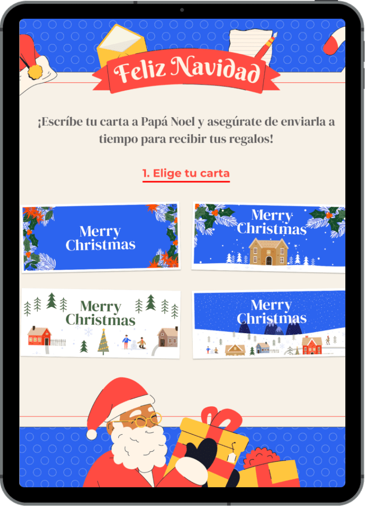 ipad feliz navidad carta campanas de navidad 740x1024