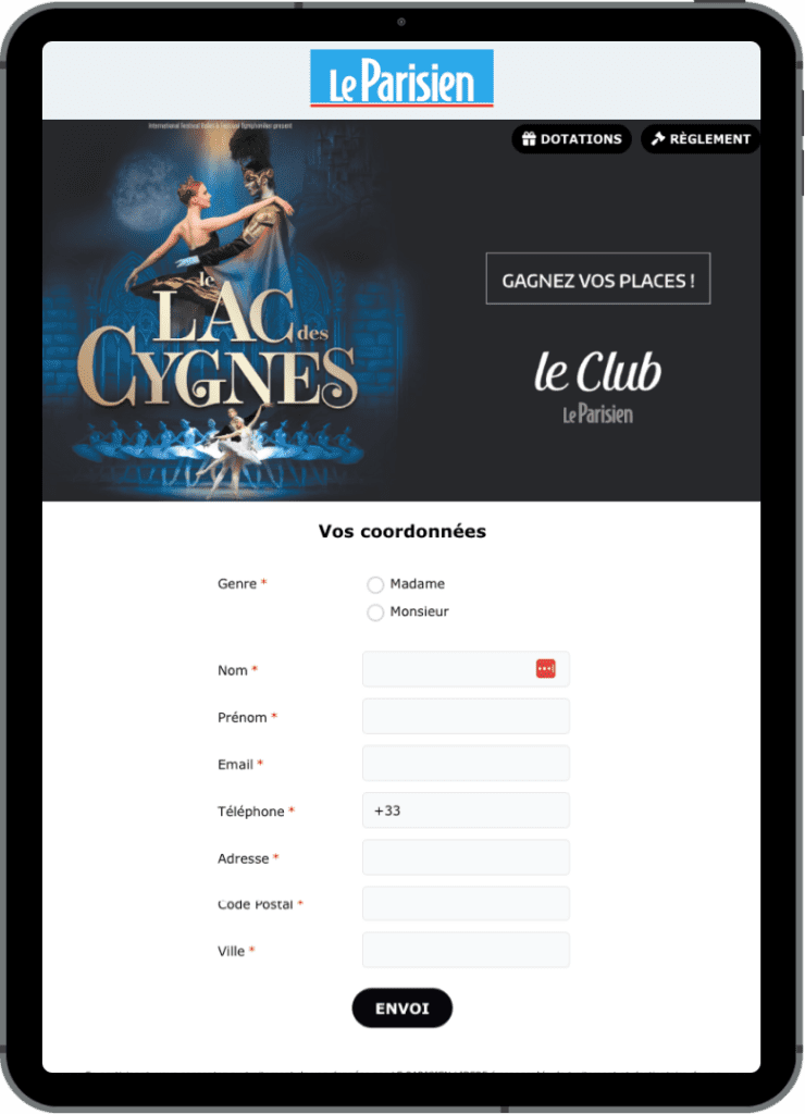 ipad le parisien form interactive marketing campaigns of january 740x1024
