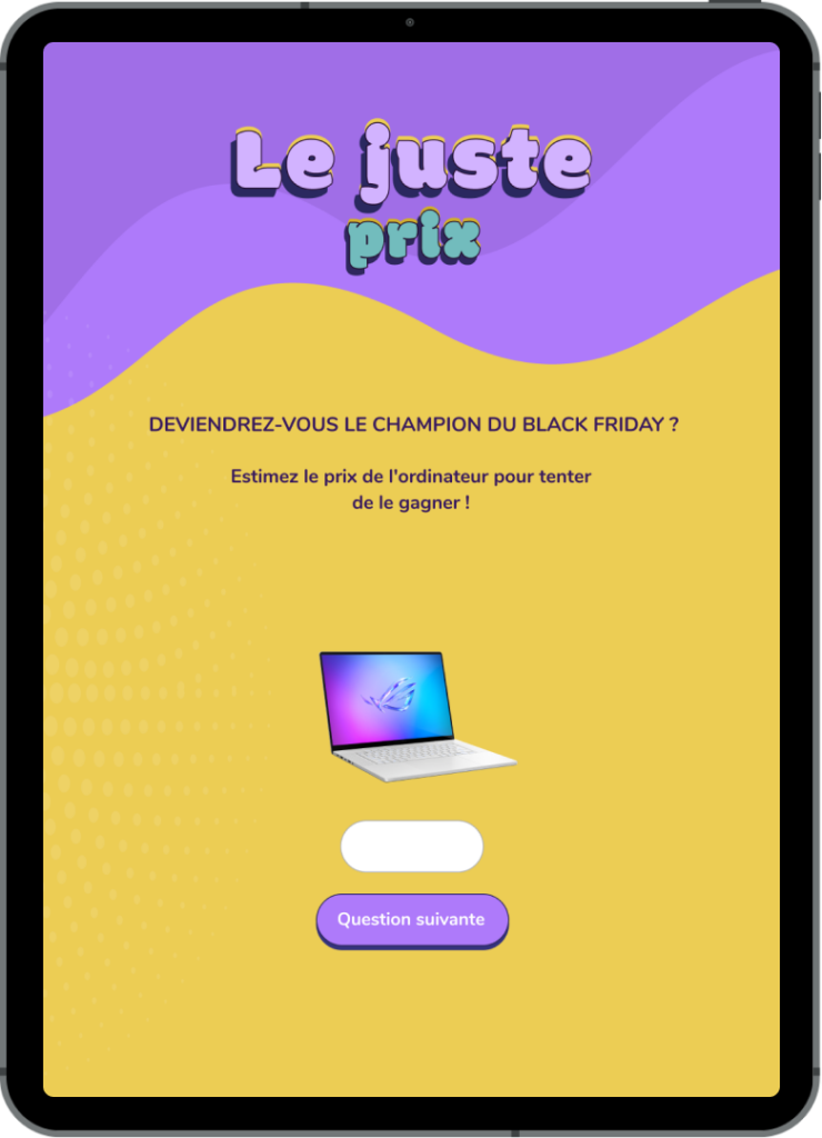 ipad le juste prix campagnes marketing pour le black friday 740x1024