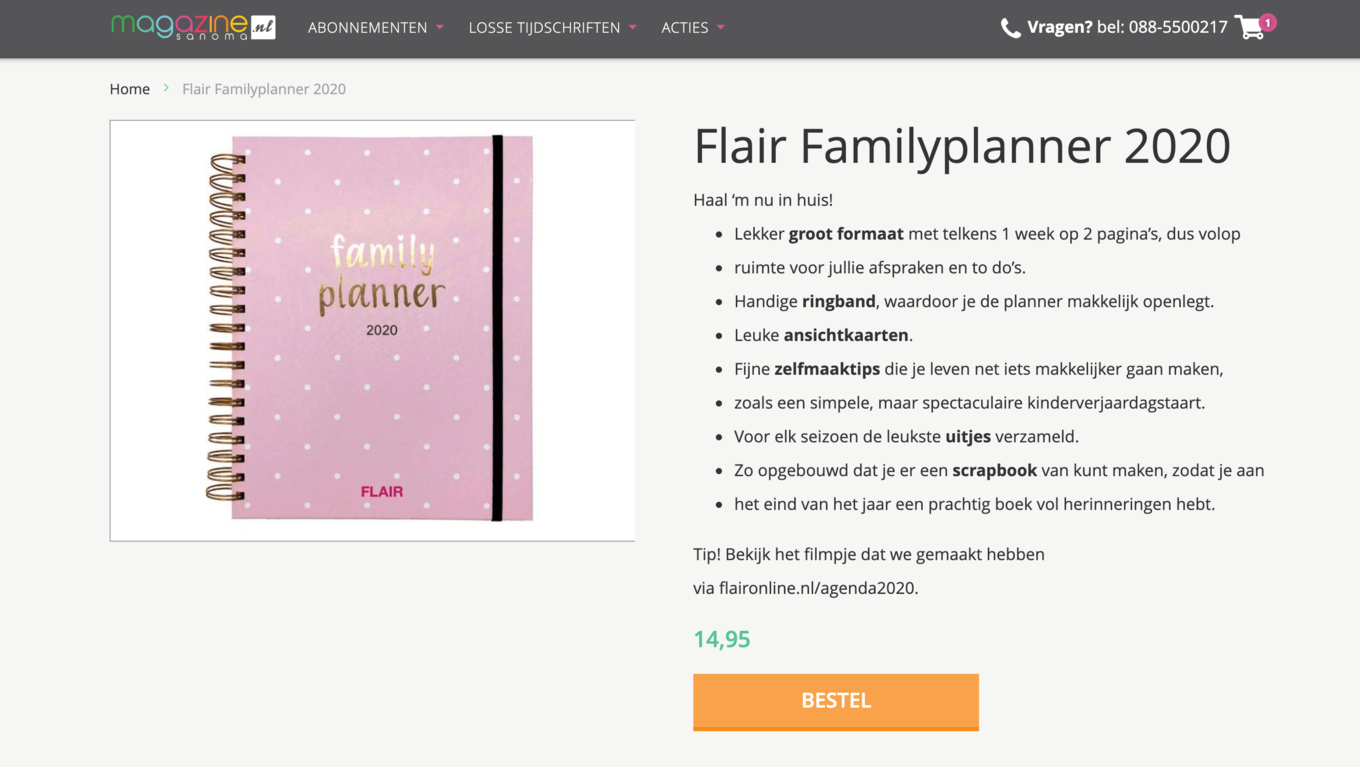 flair landing page