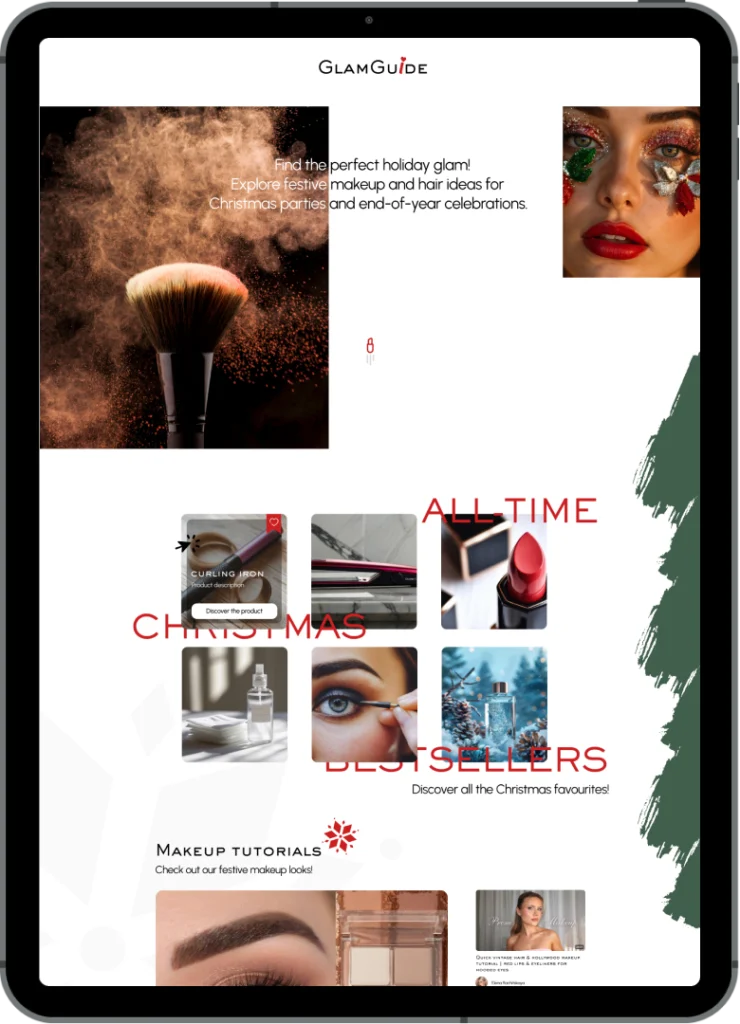 ipad landing page beauty christmas marketing ideas 1x 740x1024