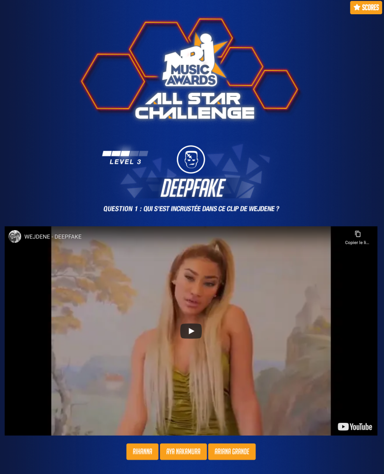 favourite interactive marketing campaigns december nrj 3