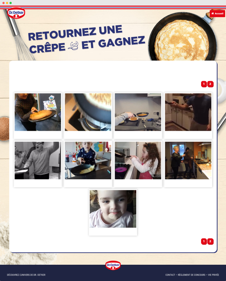 dr oetker contest pancakes video