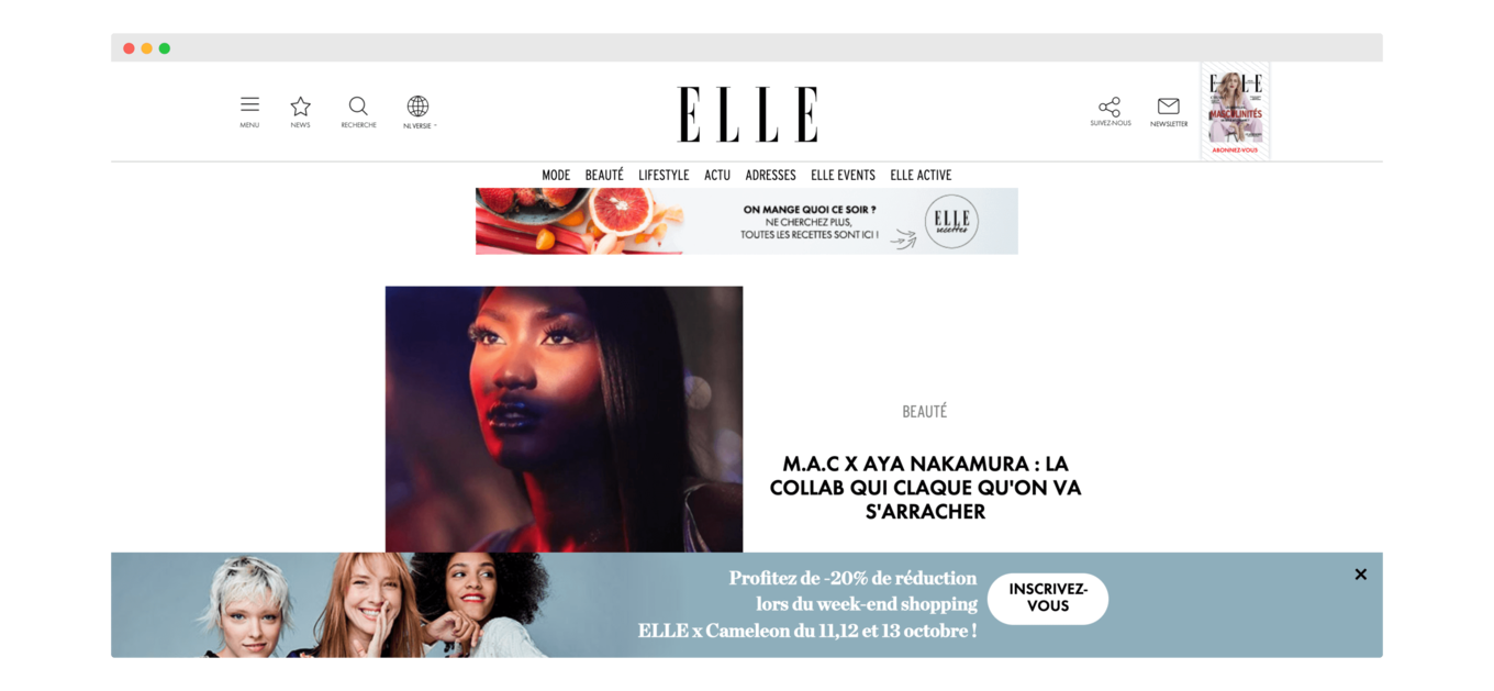 elle pop up