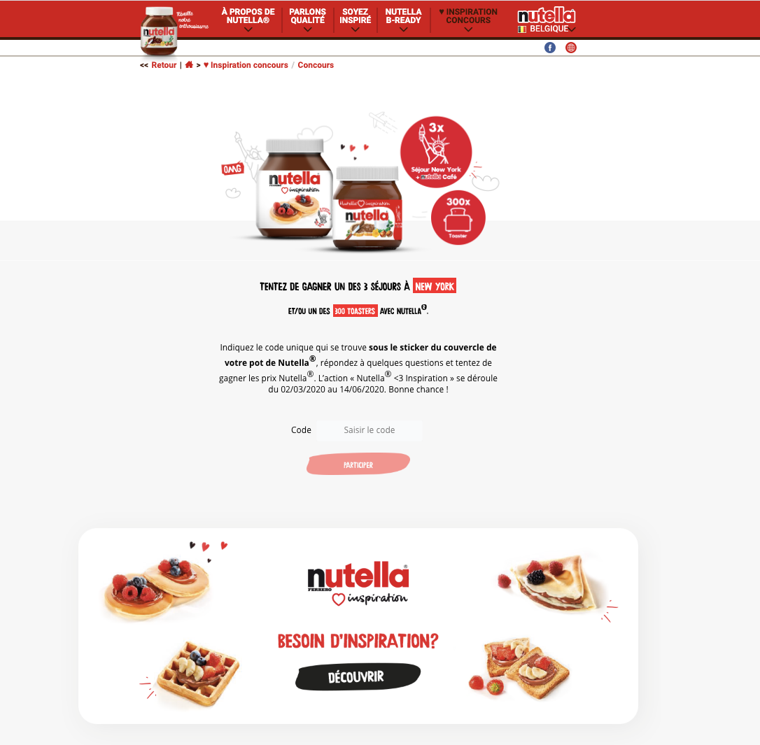 meilleures campagnes marketing interactives mai covid 19 nutella new york