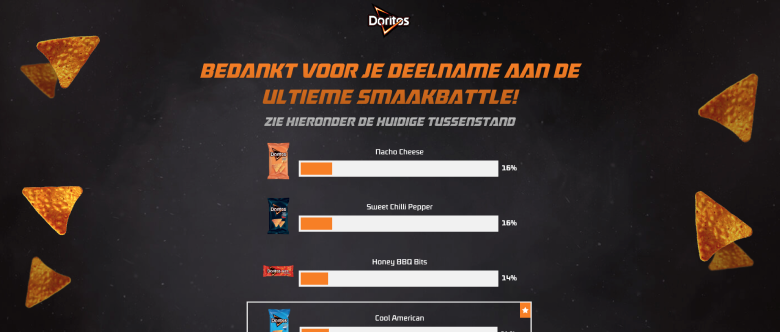 batalla productos Doritos campana