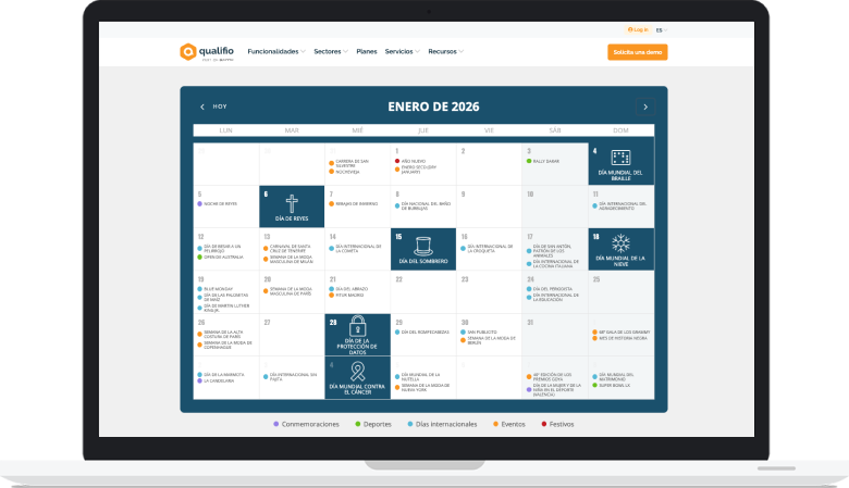 online calendar 2026 ES 2