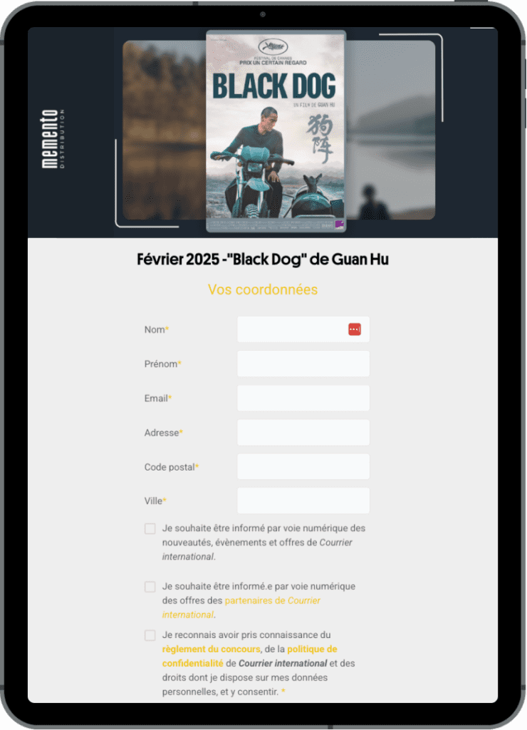 ipad formulaire courrier international campagnes marketing interactives de marzo 740x1024