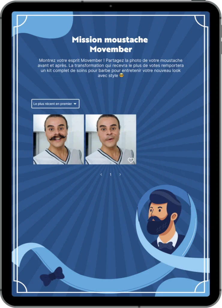 ipad concours photo movember jeux concours halloween jeux concours automne campagne marketing rentree 740x1024