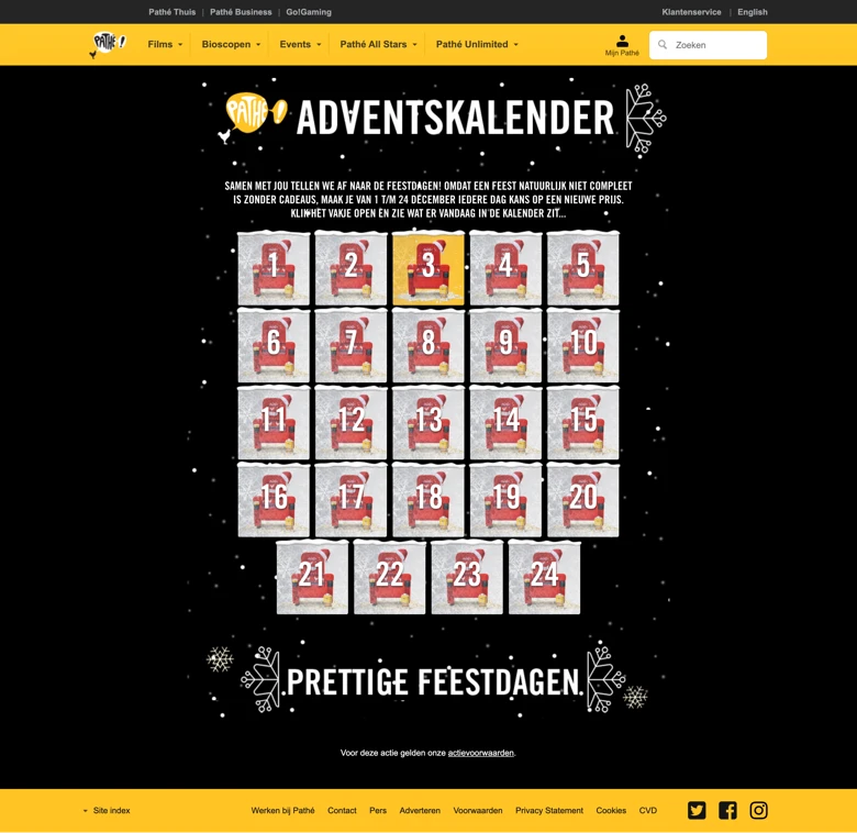 pathe advent calendar 1