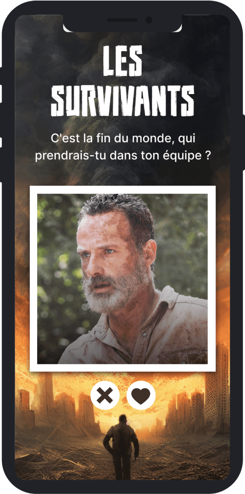 ipad swiper survivants