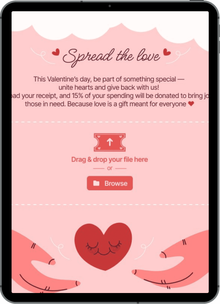 ipad valentines day marketing campaigns photo upload 740x1024