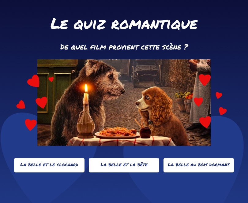 idee campagne marketing saint valentin quiz
