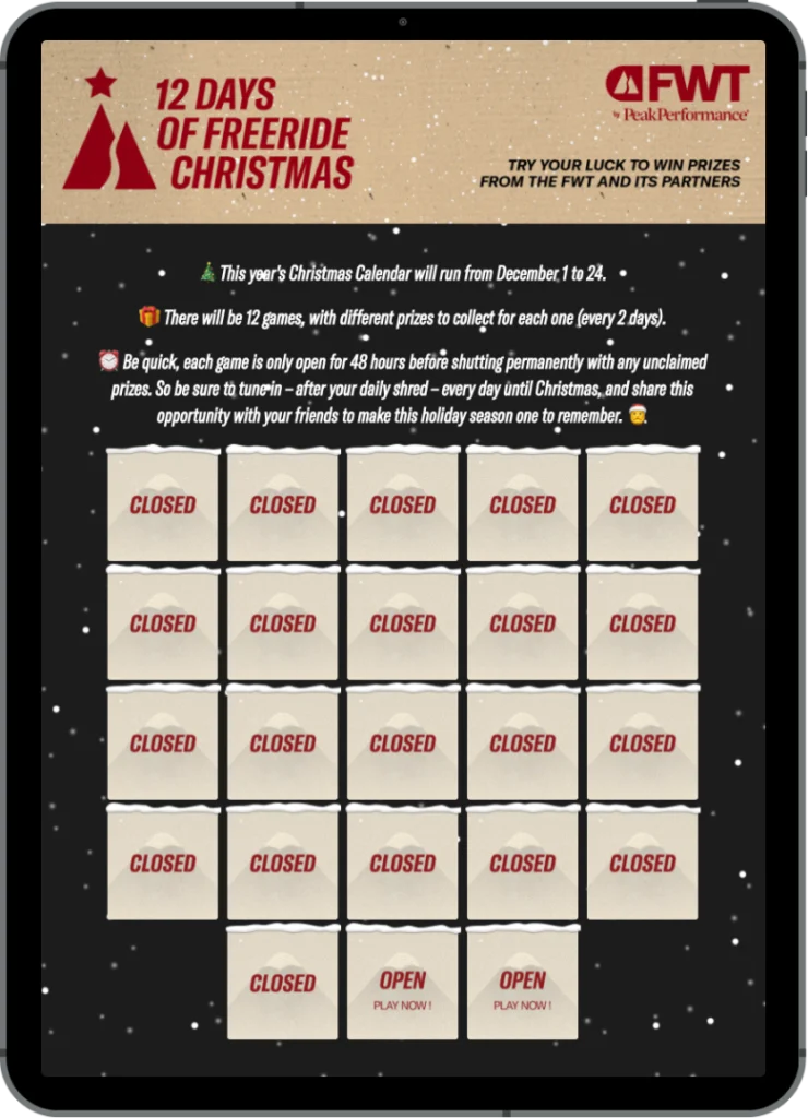 ipad fwt calendar interactive marketing campaigns of december 1x 740x1024