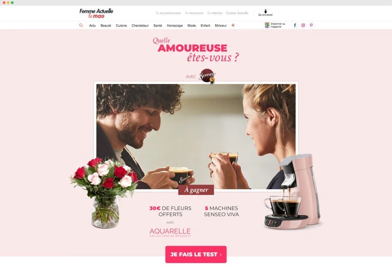 campagne marketing fevrier femme actuelle