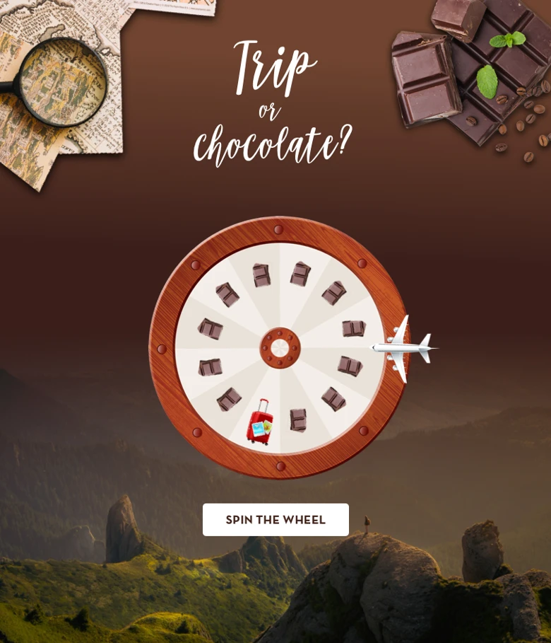 easter marketing campaigns interactivity wheel of fortune