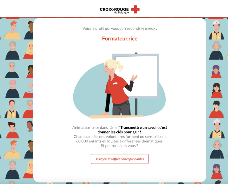 red cross personality test