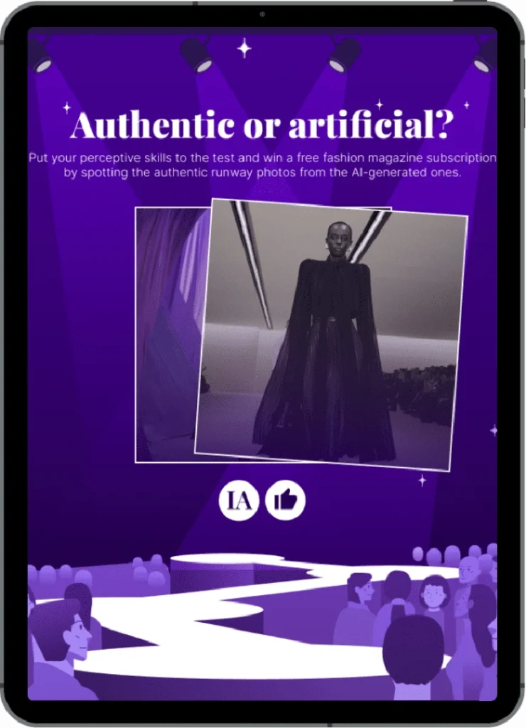 ipad fashion week marketing swiper 740x1024