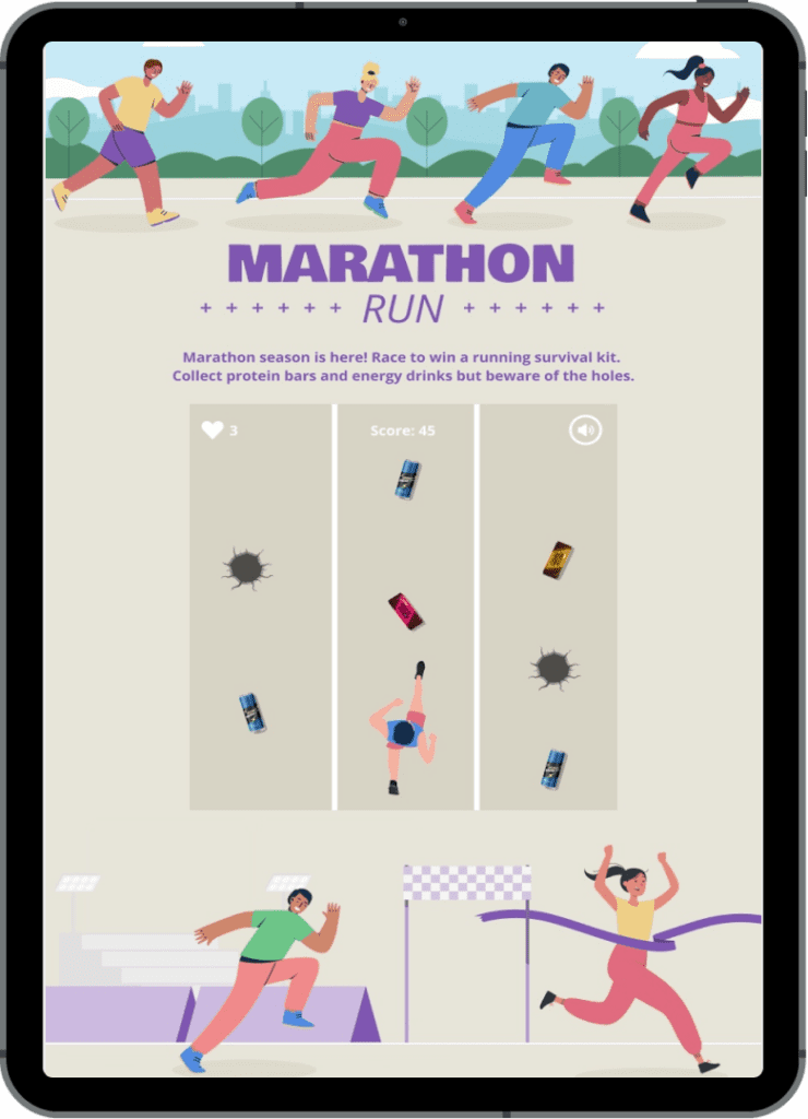 ipad obstacle run marathons spring marketing campaigns 740x1024