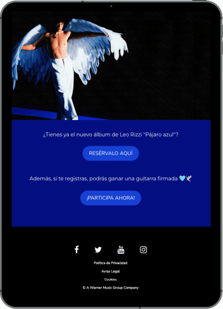 ipad warner music formulario campanas de marketing interactivo favoritas de enero 2 740x1024