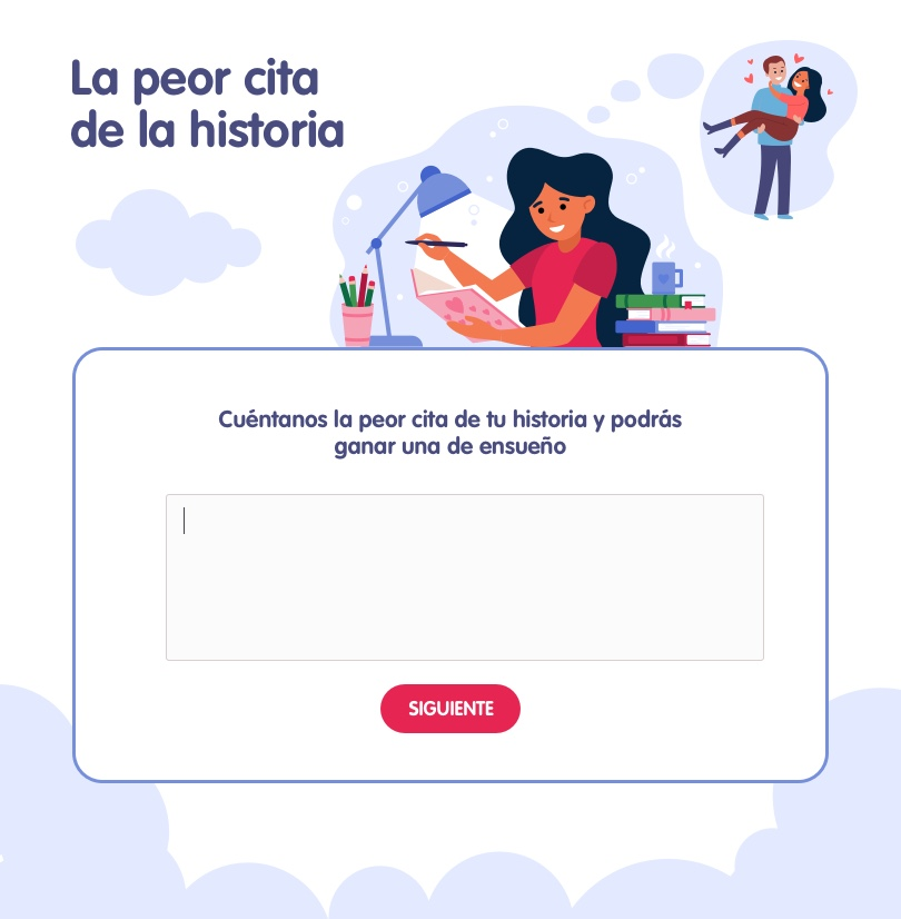 acciones marketing san valentin writing