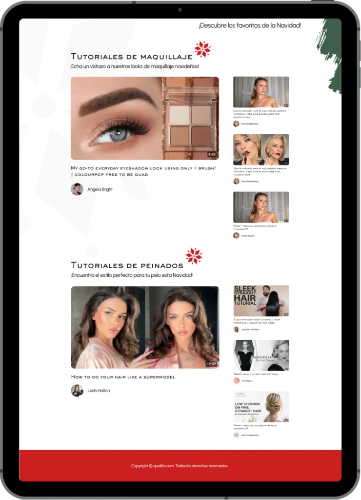 ipad landing page maquillaje ideas de marketing navideno 2 1x 740x1024