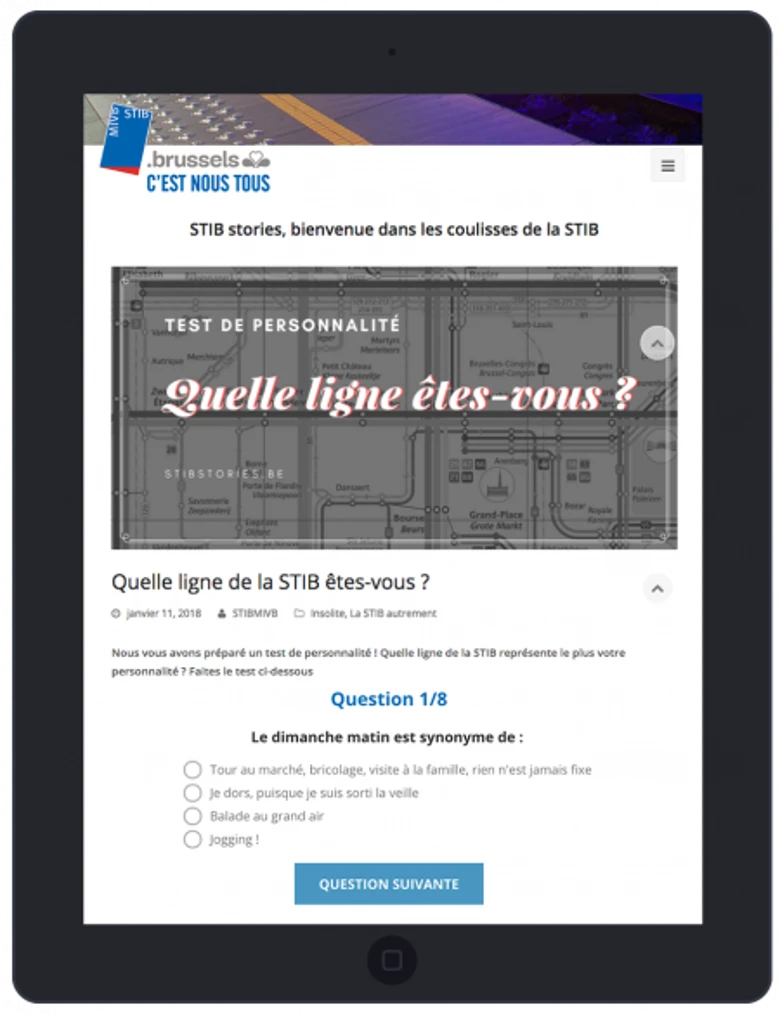 test de personnalite quelle ligne de la stib etes vous qualifio