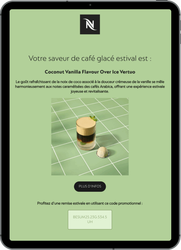 ipad test de personnalite nespresso campagnes marketing interactives juin 2 740x1024
