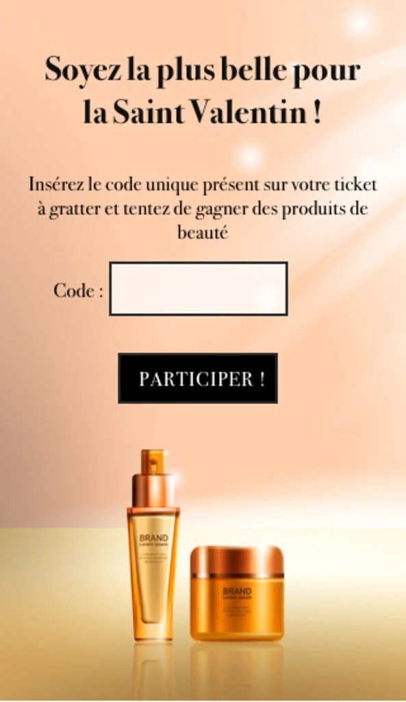 concours code unique campagnes marketing saint valentin qualifio 2018 593x1024