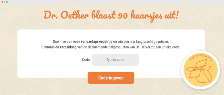 dr oetker contest birthday