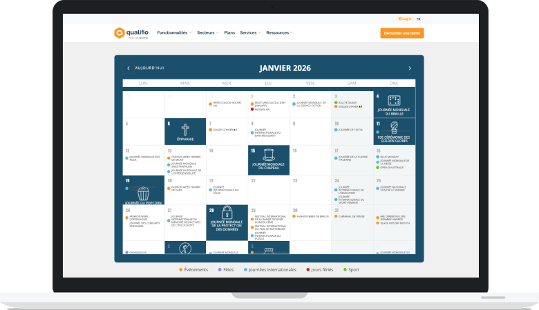 online calendar 2026 FR 2