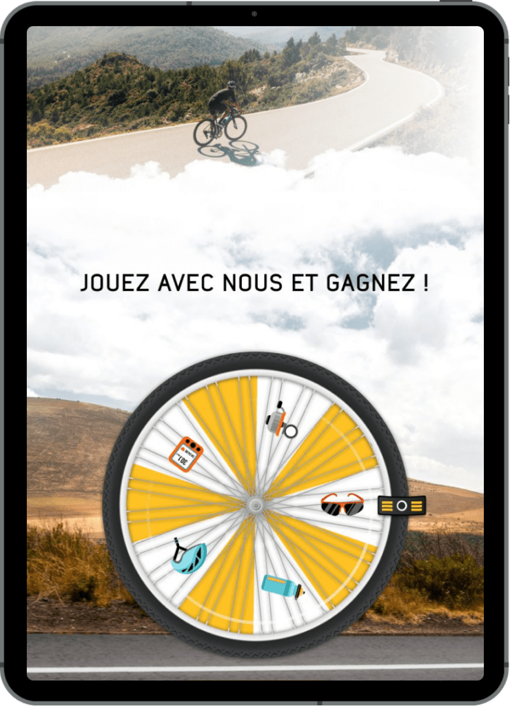 ipad roue de la fortune calendrier marketing 2025 1 740x1024