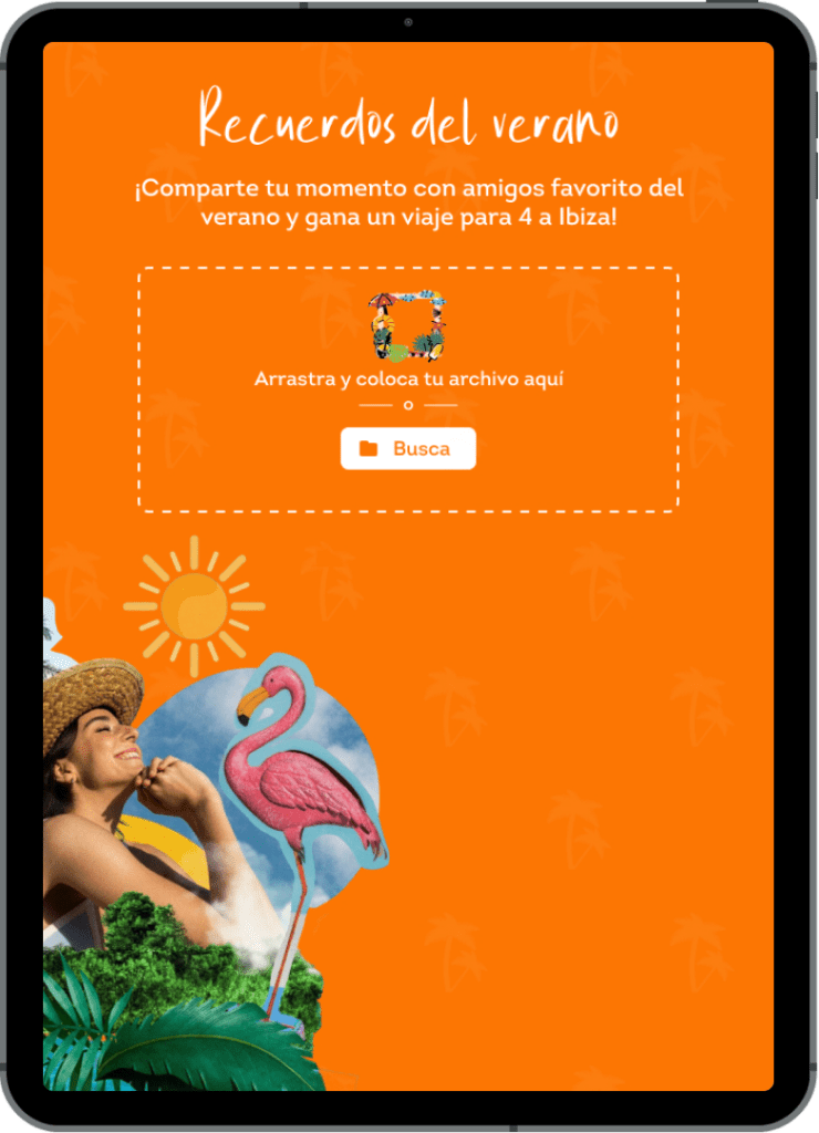 ipad concurso fotos amigos gamificacion en marketing campanas creativas  740x1024