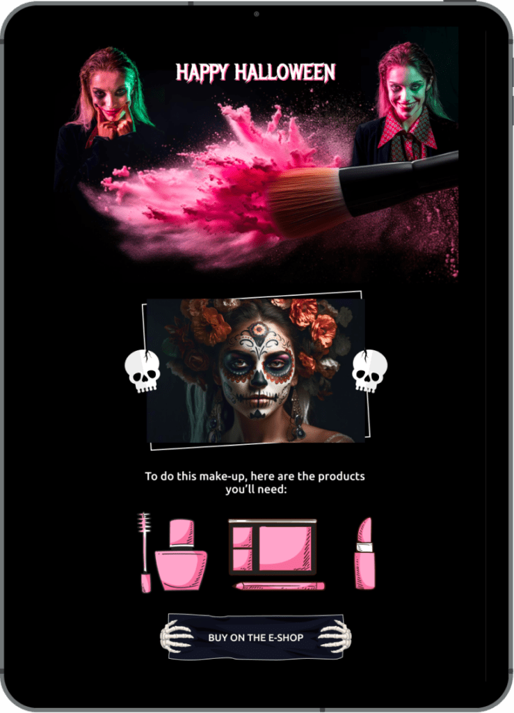 halloween campaign ideas quiz make up 2 739x1024