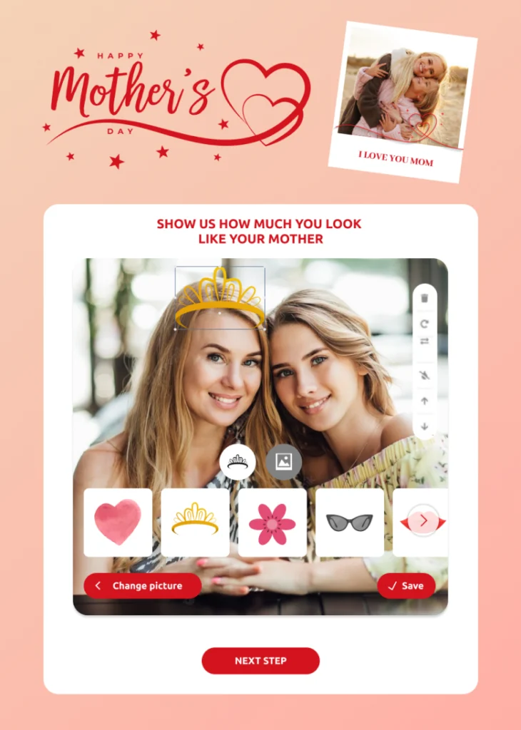 mothers day promotion ideas photo editor 730x1024
