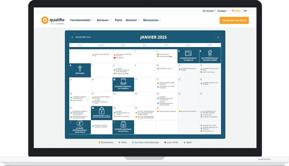 macbook interactive calendar FR 1